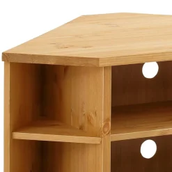 Wohnen Kiefernholz TV Board für Ecke - Vanpos
