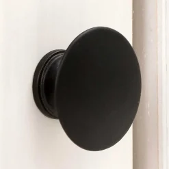 Wohnen Kiefernholz TV Unterschrank in Weiß mit Schwarz - Manduza