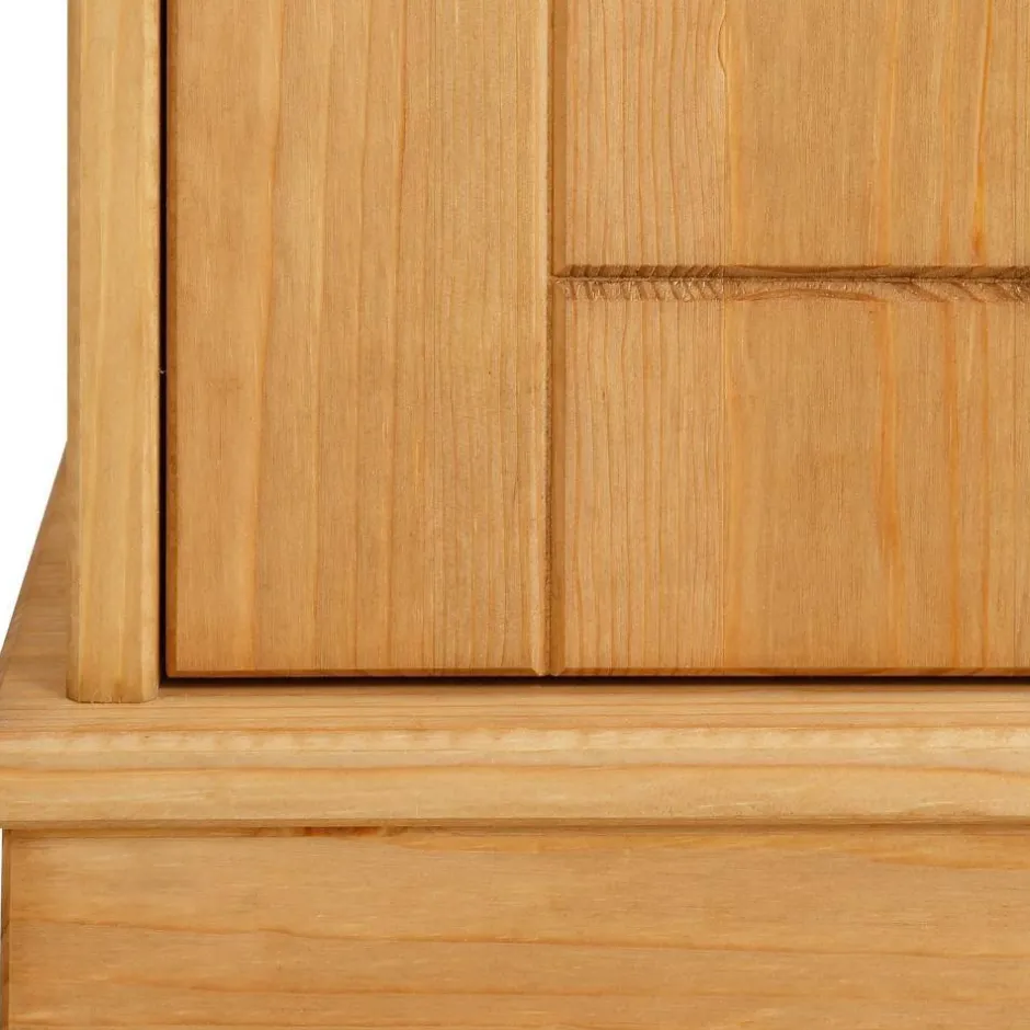 Kiefernholz Vitrine gebeizt und geölt - Goro^Wohnen Outlet