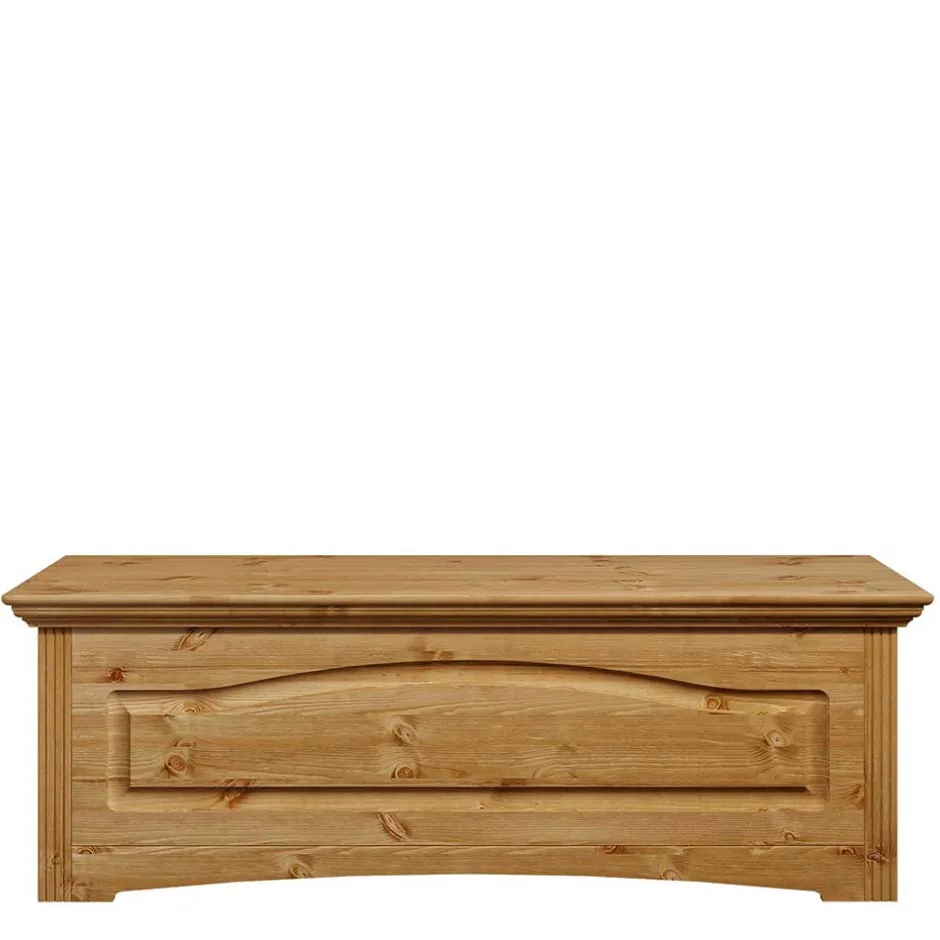 Wohnen Kiefernholz Wäschetruhe im Landhausstil - Vocoja