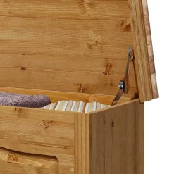 Wohnen Kiefernholz Wäschetruhe im Landhausstil - Vocoja