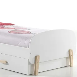 Kinder Ausziehbett in Weiß Natur - Mauricia^Wohnen New