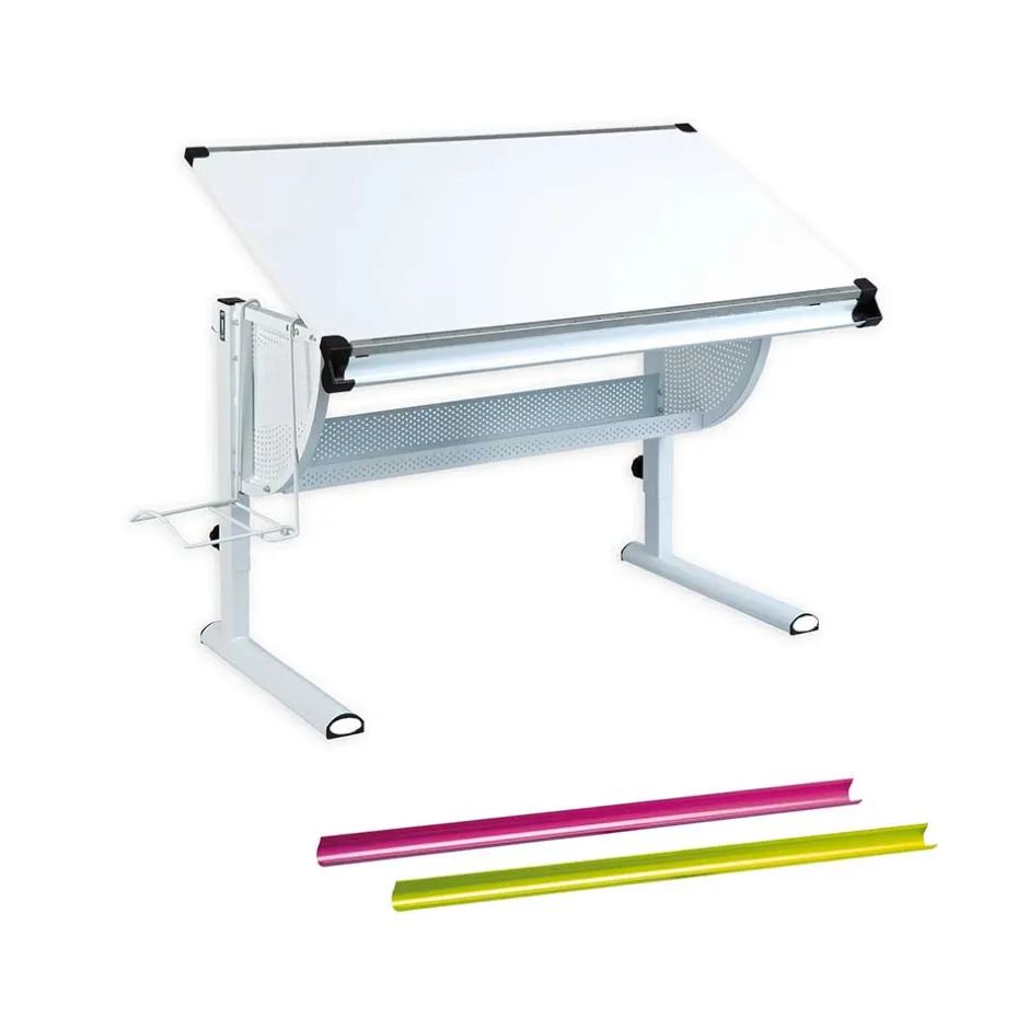 Kinder Wohnen Kinder Schreibtisch mit neigbarer Platte - Phidias