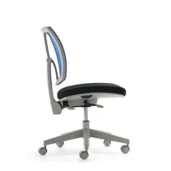 Kinder Wohnen Kinder Schreibtischstuhl Lugania in Schwarz Blau