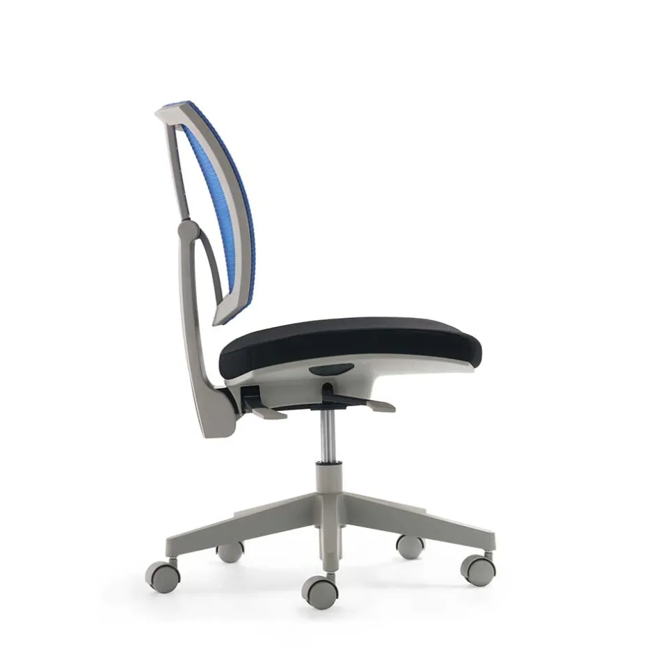 Kinder Wohnen Kinder Schreibtischstuhl Lugania in Schwarz Blau