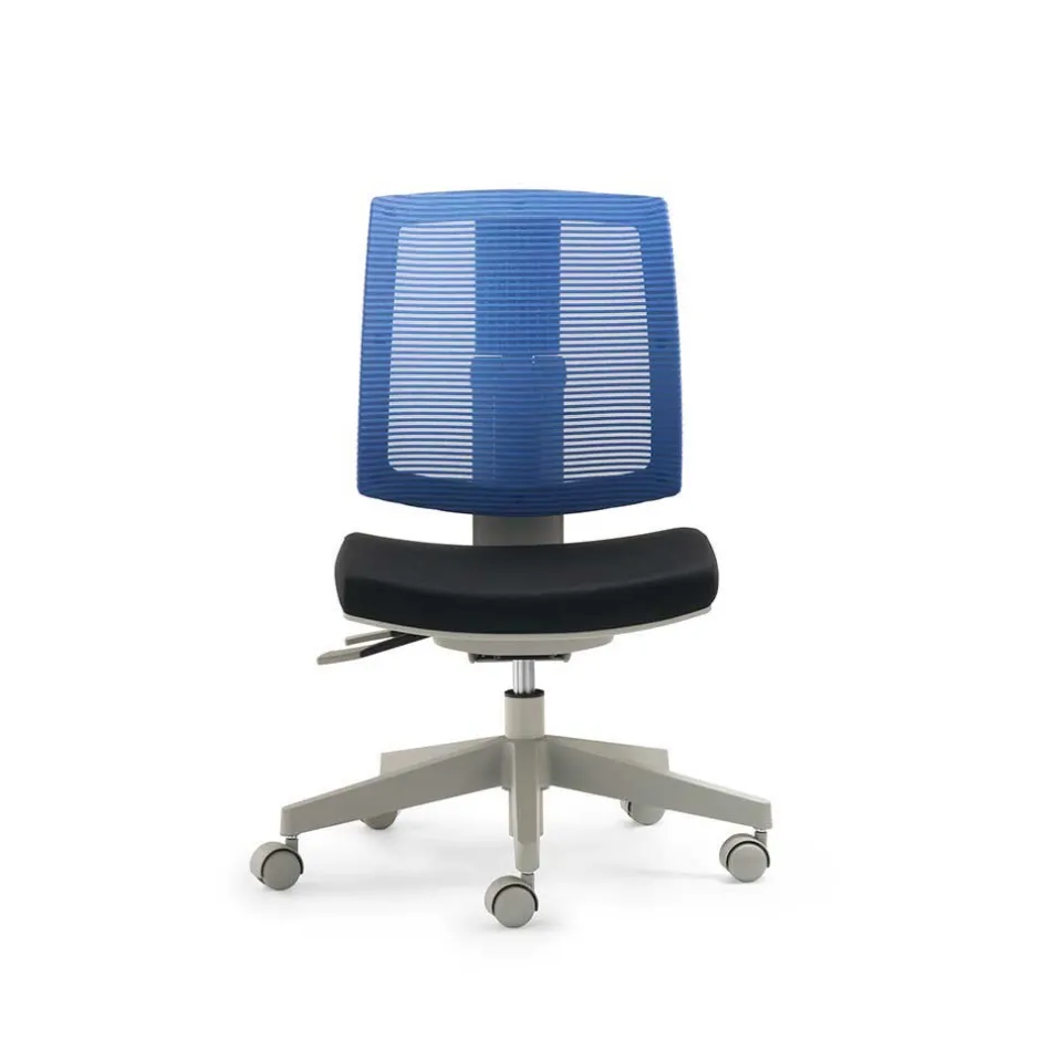 Kinder Wohnen Kinder Schreibtischstuhl Lugania in Schwarz Blau