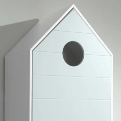 Kinder Wohnen Kinder Schränke & Regal in Häuser Optik - Indefiva (dreiteilig)