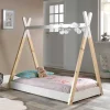 Kinder Wohnen Kinder Zelt Bett aus Kiefernholz - Acillona