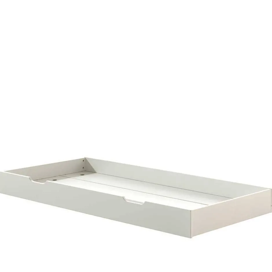 Kinder Wohnen Kinderbett im Zelt Design in Weiß & Hellgrau & Natur - Nutures