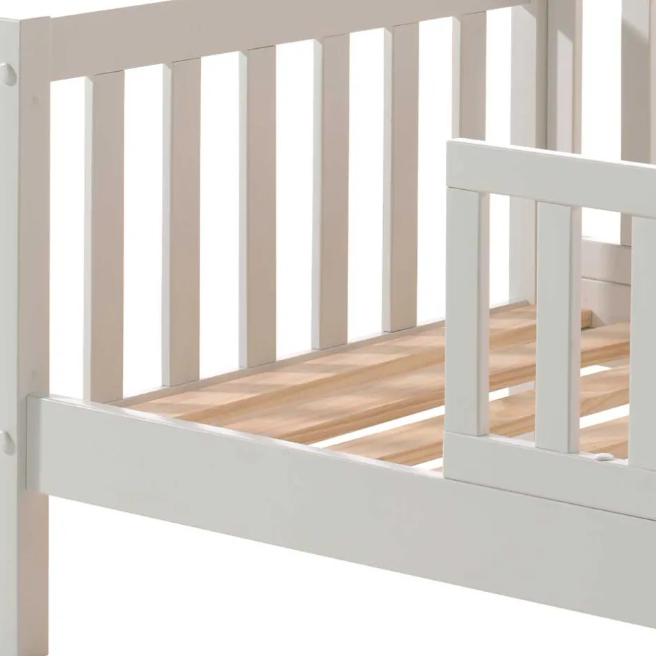 Wohnen Kinderbett in 140x70 mit Rausfallschutz - Cospa