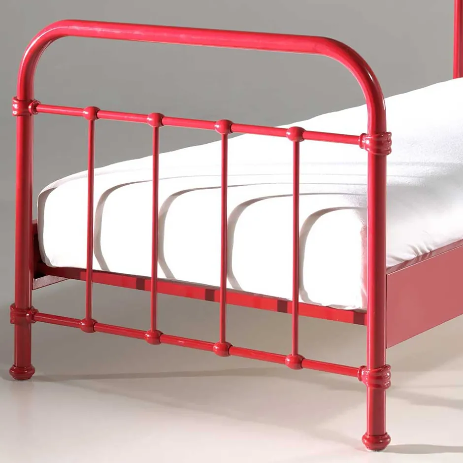 Kinder Wohnen Kinderbett Merkur in Rot