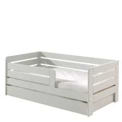 Kinder Wohnen Kinderbett mit Fallschutz - 140x70 Liegefläche - Kolage