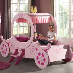 Kinder Wohnen Kinderbett Valentine im Prinzessin Design