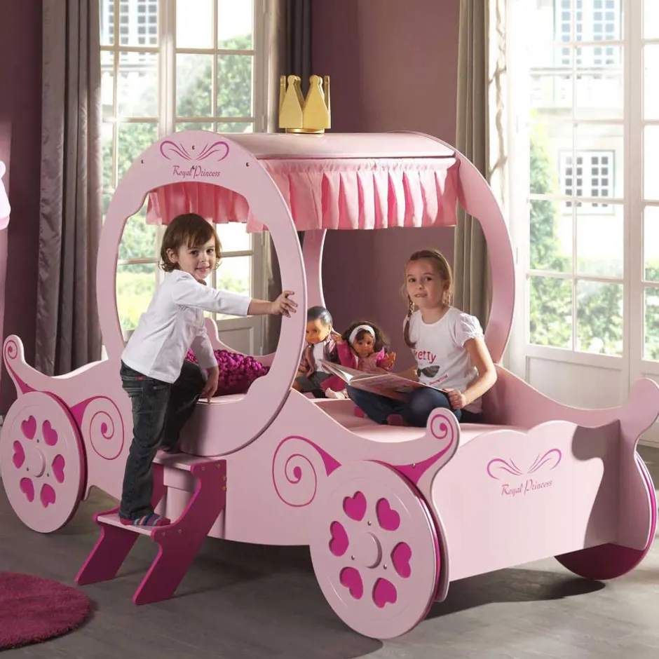 Kinder Wohnen Kinderbett Valentine im Prinzessin Design