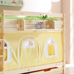 Kinder Wohnen Kinderetagenbett Nikosai in Gelb