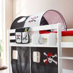 Kinder Wohnen Kinderhochbett Badetta im Piraten Design