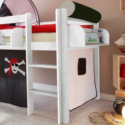 Kinder Wohnen Kinderhochbett Badetta im Piraten Design