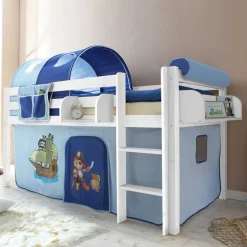 Kinderhochbett Faneto im Piraten Design^Wohnen Clearance