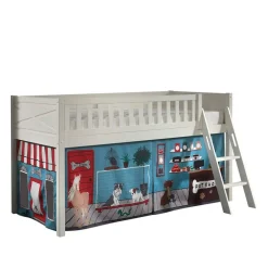 Kinder Wohnen Kinder-Hochbett Haustier Laden in Weiß - Reccas