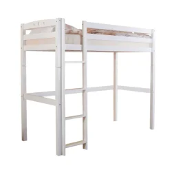 Kinder Wohnen Kinderhochbett Lieke in Weiß