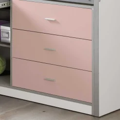 Kinderhochbett Trio in Rosa-Weiß^Wohnen Online
