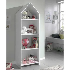 Kinderregal in Hausform mit vier Fächern - Indefiva^Wohnen Best