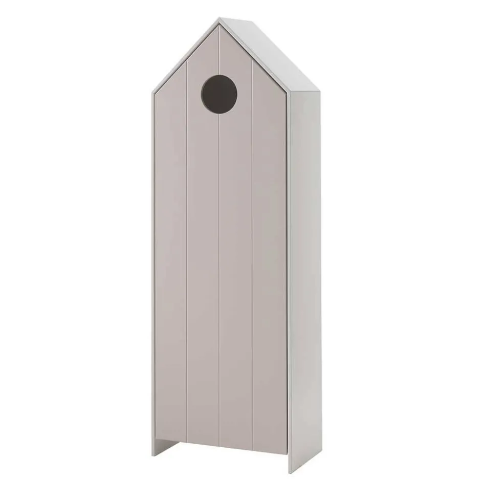 Kinder Wohnen Kinderschrank & Regal im Häuser Design - Indefiva (zweiteilig)