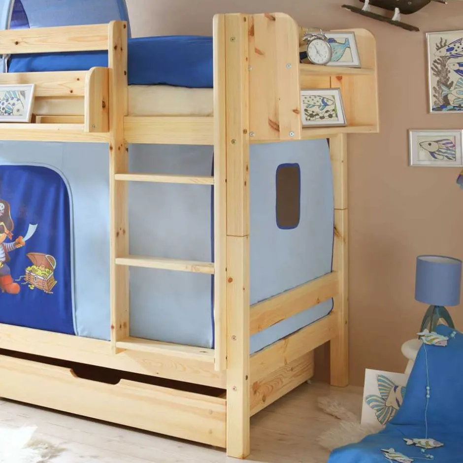 Kinderstockbett Hero im Piraten Design^Wohnen New