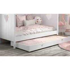 Kinder Wohnen Kinderzimmer Hausbett in Weiß - Grandory