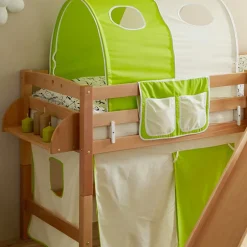 Kinder Wohnen Kinderzimmer Hochbett aus Buche Massivholz - Freaky