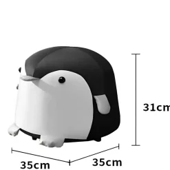 Kinderzimmer Hocker Pinguin in Rosa - Geordi^Wohnen New