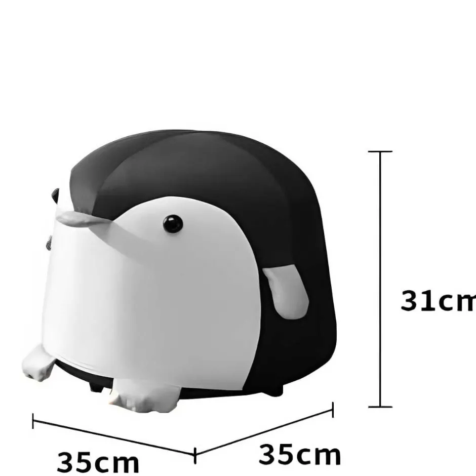 Kinderzimmer Hocker Pinguin in Rosa - Geordi^Wohnen New