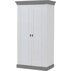 Kinder Wohnen Kinderzimmer Kleiderschrank zweifarbig - Mirandesca