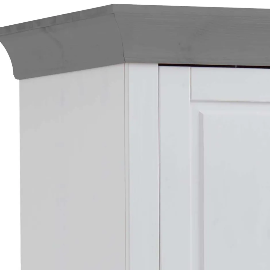 Kinder Wohnen Kinderzimmer Kleiderschrank zweifarbig - Mirandesca