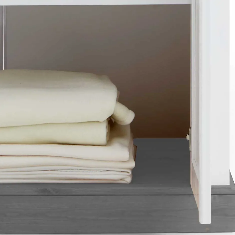 Kinder Wohnen Kinderzimmer Kleiderschrank zweifarbig - Mirandesca