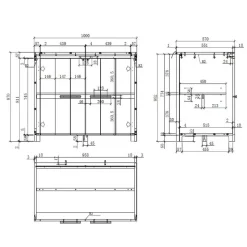 Kinderzimmer Kommode - Wickelaufsatz optional - Ellen^Wohnen Outlet