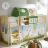 Kinderzimmer Motto Hochbett Löwe Giraffe Zebra - Naron^Wohnen Clearance
