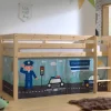 Kinder Wohnen Kinderzimmer Polizei Hochbett aus Massivholz - Udines