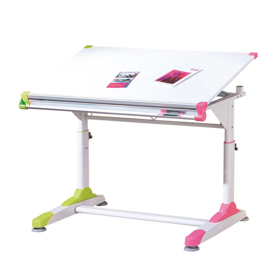 Kinder Wohnen Kinderzimmer Schreibtisch Pricenta in Weiß