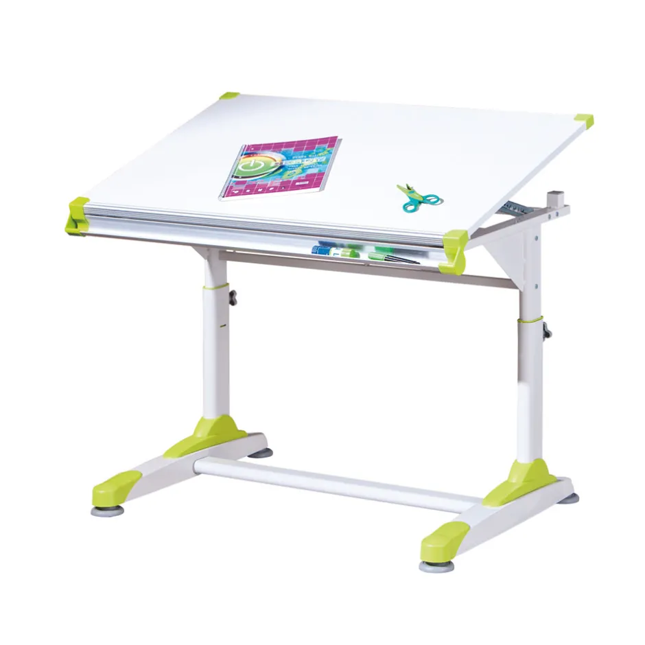 Kinder Wohnen Kinderzimmer Schreibtisch Pricenta in Weiß