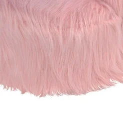 Kinder Wohnen Kinderzimmer Sessel in Rosa Kunstfellbezug - Leonid