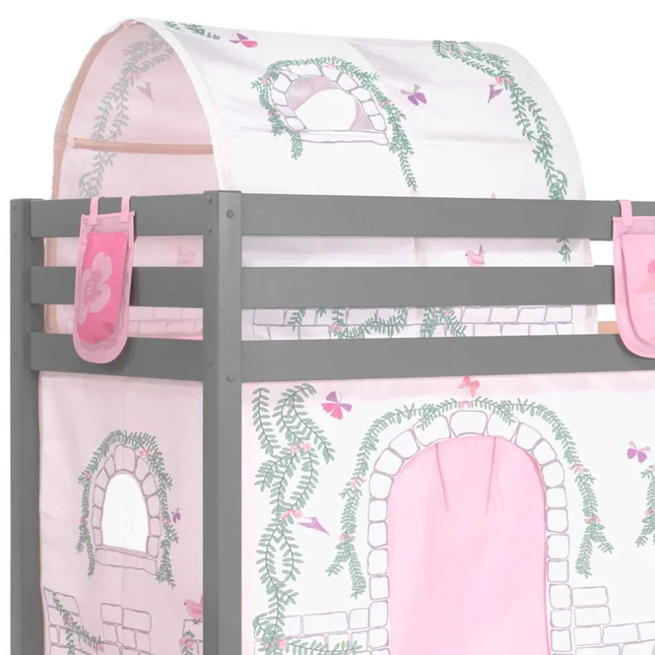 Kinderzimmer Spielbett Hochbett mit Tunnel - Crabina^Wohnen