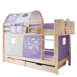 Kinderzimmer Stockbett in Naturfarben - Cartar^Wohnen Outlet