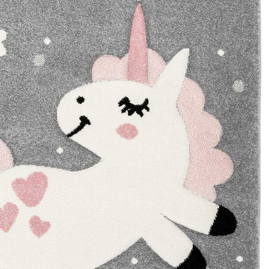 Kinderzimmer Teppich mit Einhorn - Ovestica^Wohnen Online
