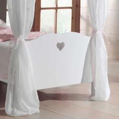 Kinder Wohnen Kinderzimmerbett Grandory mit Himmel