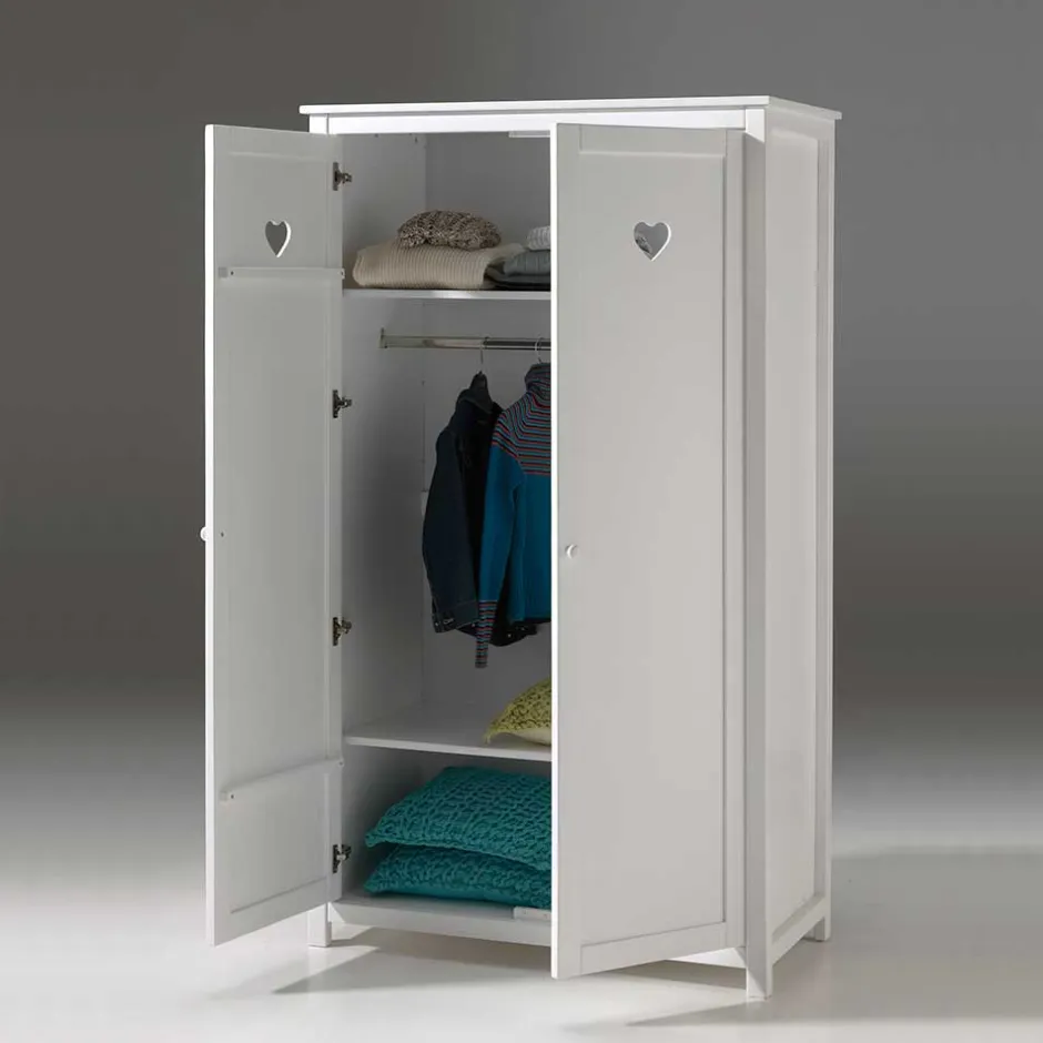 Kinder Wohnen Kinderzimmer-Einrichtung mit Herz - Grandory (dreiteilig)