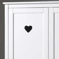 Kinder Wohnen Kinderzimmer-Einrichtung mit Herz - Grandory (dreiteilig)