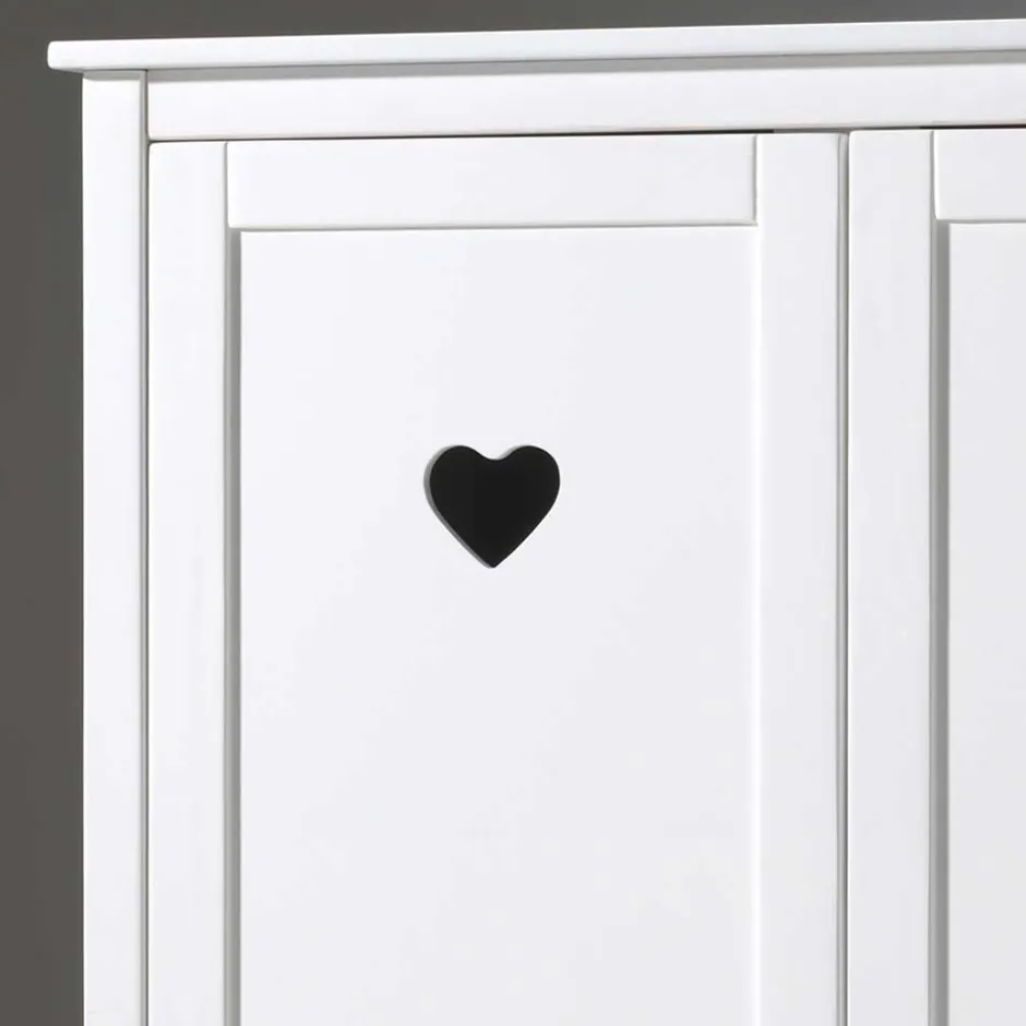 Kinder Wohnen Kinderzimmer-Einrichtung mit Herz - Grandory (dreiteilig)