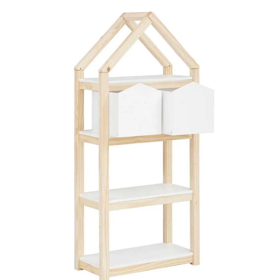 Kinderzimmerregal im Haus-Design - Cayman^Wohnen Outlet