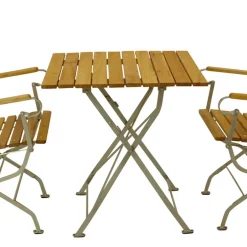 Klappbare Gartengruppe aus Robinie - Valdiza (dreiteilig)^Wohnen Best